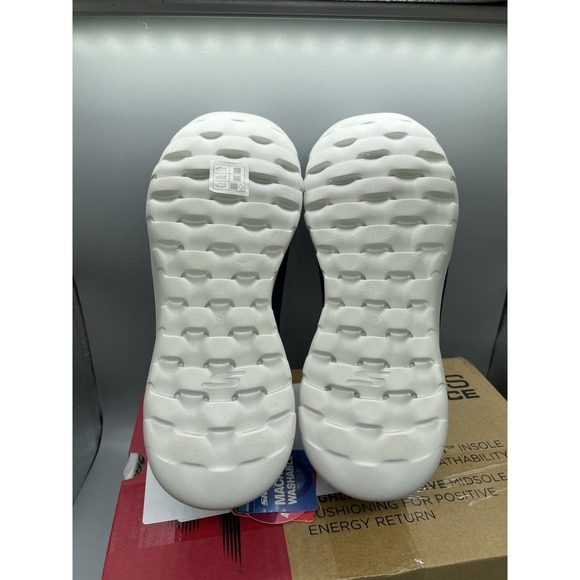 Skechers GO WALK JOY 124187W Women's Slip-On Shoes Navy/White Size 7 Wide Fit - Picture 8 of 8